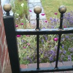 ball top wall railings