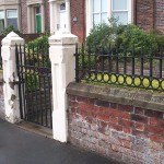 loop and spear head wall railings